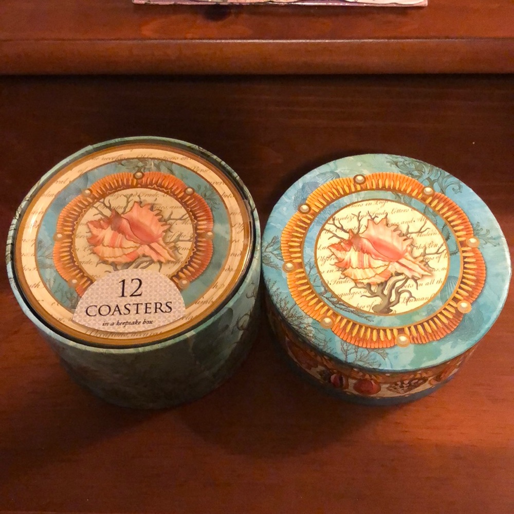 12 Coaster Set In Beautiful Box